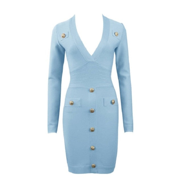 Deep V-neck Evening Party - Veira Trending Shop