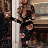 Long Sleeve Elegant Dress - Veira Trending Shop