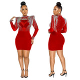 Hot Drill Mesh Shoulder Jumpsuit - Veira Trending Shop