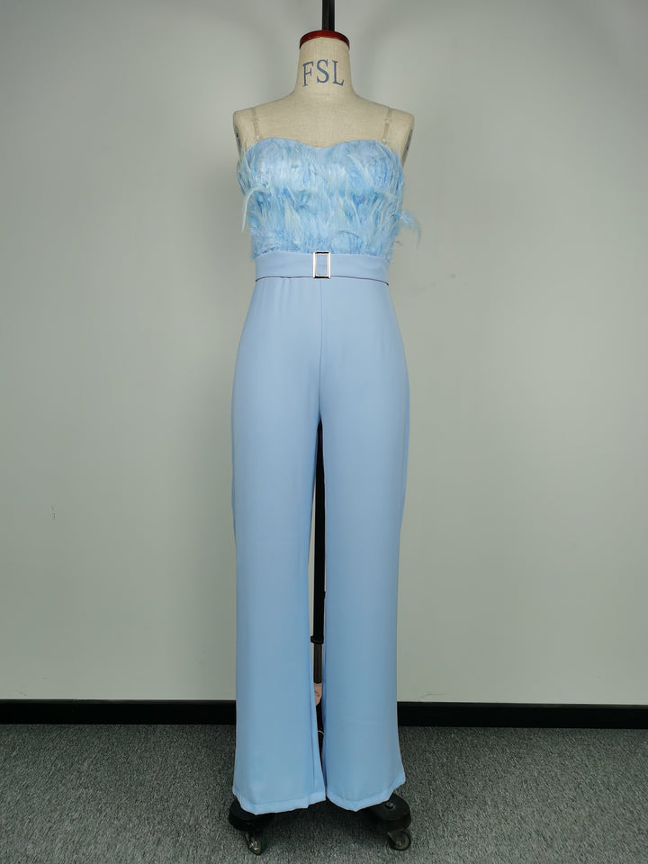 Elegant Strapless Jumpsuit - Veira Trending Shop
