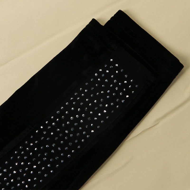 Rhinestone Patchwork Mesh Jumpsuit - Veira Trending Shop