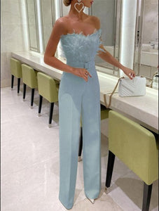 Elegant Strapless Jumpsuit - Veira Trending Shop