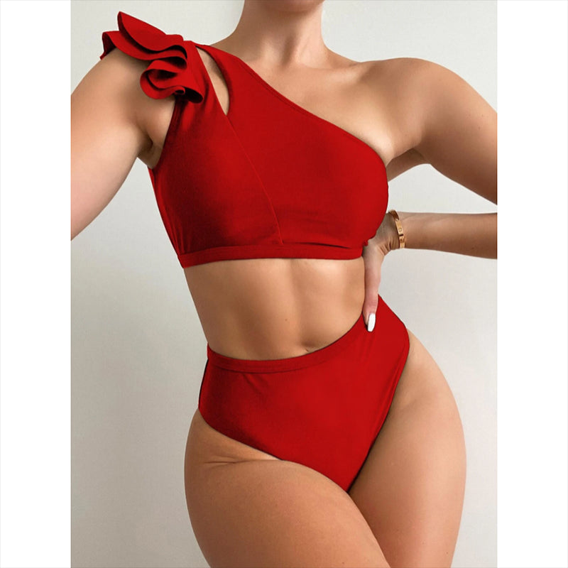 One Shoulder Bikini Set - Veira Trending Shop