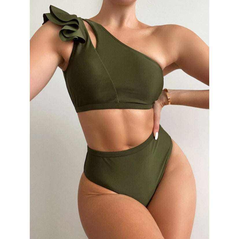 One Shoulder Bikini Set - Veira Trending Shop