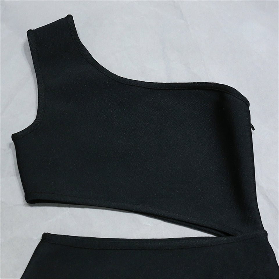 One Shoulder Bandage Dress - Veira Trending Shop