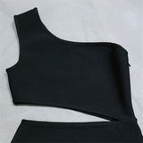 One Shoulder Bandage Dress - Veira Trending Shop
