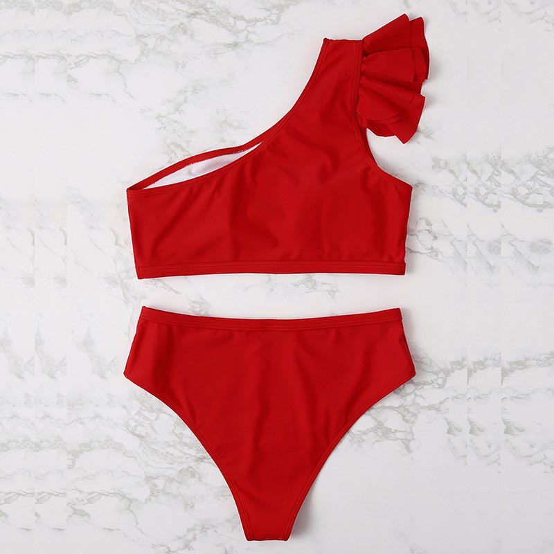 One Shoulder Bikini Set - Veira Trending Shop