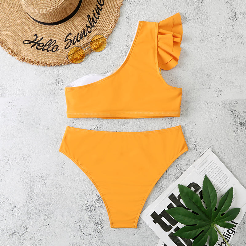 One Shoulder Bikini Set - Veira Trending Shop