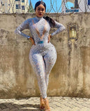 Elegant Pearls Long Sleeves Jumpsuit - Veira Trending Shop