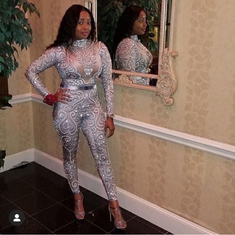 Elegant Pearls Long Sleeves Jumpsuit - Veira Trending Shop