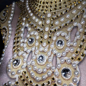 Elegant Pearls Long Sleeves Jumpsuit - Veira Trending Shop