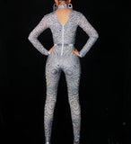 Elegant Pearls Long Sleeves Jumpsuit - Veira Trending Shop